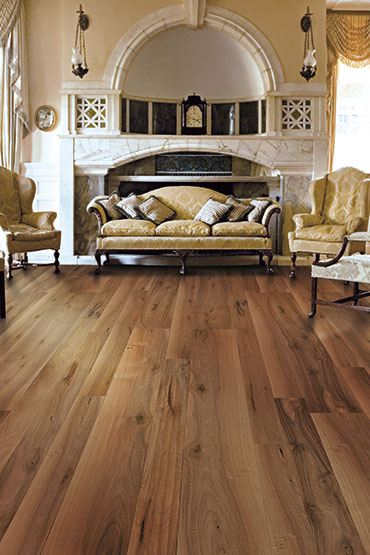 pavimento realizzato in legno massiccio